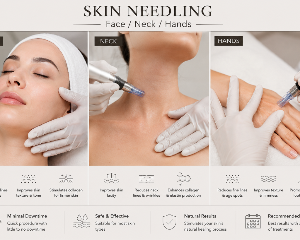 Skin Needling FaceNeck Hands